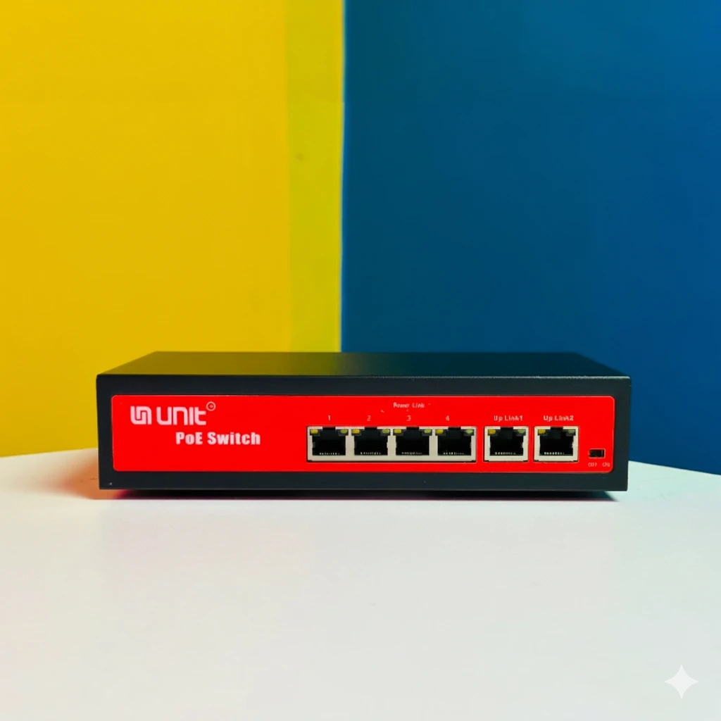UNIT UT-B42A 4-Port PoE Switch