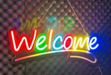 GearUP WELCOME Neon Sign