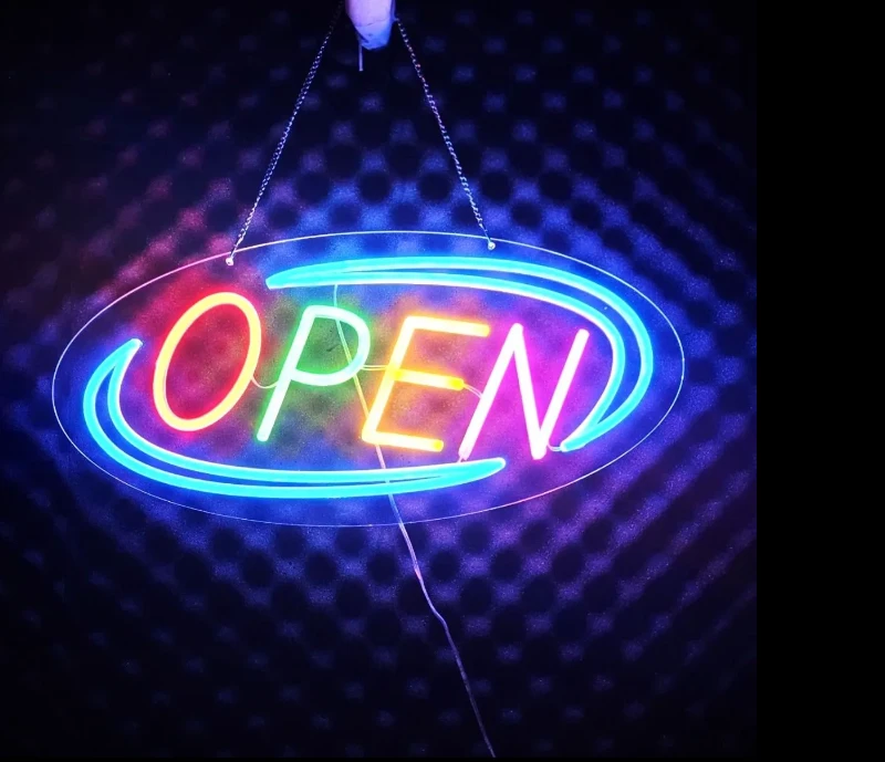 GearUP OPEN20R Neon Business Sign For Shop, Restaurant , Pharmacy, Cafe