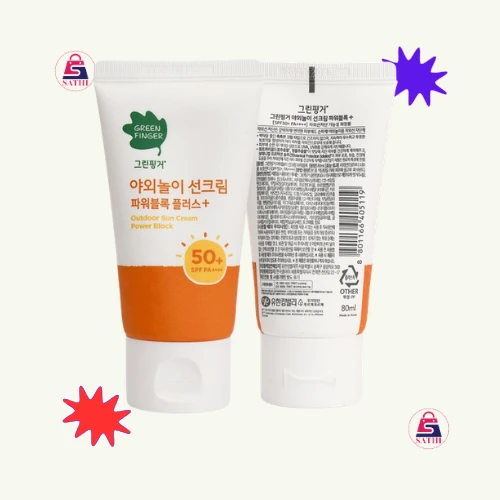 Green Finger Outdoor Sun Cream Power Block SPF 50+ PA+++ 80 ml